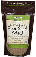 NOW Foods Organic Flax Seed Meal, 12 oz