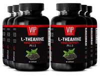 Natural Help for Depression - L-THEANINE Mood Support - Stress Relief - 6 Bottles 360 Capsules