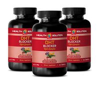 Hair Supplement for Hair Growth - DHT Blocker Hair Complex - for Men and Women - Support Healthy Hair Growth - Saw Palmetto Capsules for Women - 3 Bottles 180 Coated Tablets