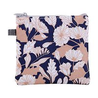 Wet Bag Waterproof Reusable Mini Wet Bag Cloth Menstrual Pads Sanitary Pads Holder with Zipper for Women/Girls Travel Beach Toilet Washable Portable Storage Bags (A)