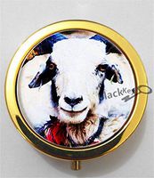 BlackKey Sheep 3-Compartment Decorative Pocket Gift Box Case Organizer for Pill, Color 2 -2175