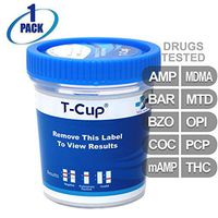 MiCare [1pk] - 10-Panel Multi Drug Test Cup (AMP/BAR/BZO/COC/mAMP/MDMA/MTD/OPI/PCP/THC) #MI-TDOA-3104