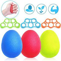 Hand Grip Strength Trainer, Finger Exerciser 6 Pcs Chriffer Grip Strengthener Forearm Grip Workout, Finger Stretcher, Relieve Wrist Pain, Carpal Tunnel, Trigger Finger, Mallet Finger and More, Stress