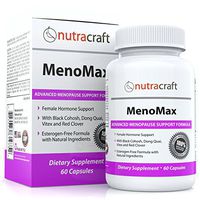 #1 Menopause Relief Supplement - Natural Herbal Menopausal Support for Hot Flashes, Night Sweats, Vaginal Dryness and Mood Swings with Black Cohosh, Dong Quai, Vitex, Soy and Wild Yam - 60 Capsules