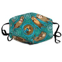 Mouth Mask Cute Otters Seaweed Corals Fashion Earloop Face Mask For Kids Teens Men Women Winter Summer