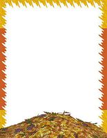 Autumn Multi Colored Leaves Stationery Printer Paper 26 Sheets