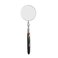 Telescopic Inspection Mirror, Circular Inspection Mirror, Telescopic Inspection Mirror, Flexible Inspection Mirror 360 Rotation, with Buckle Large Round Welding Mirror (Inspection Mirror-01)