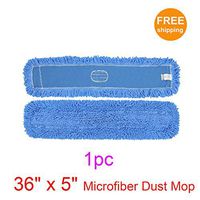 1pc 36" x 5" SunnyCare #25362-1 Blue Microfiber Dust Mop