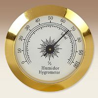 New Super Classic Style Humidor Analog Gold Hygrometer Cigar Smoking Pipe Tobacco Tool & Accessories Gift Idea Tamper, Pick and Spoon