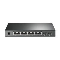 TP-Link T1500G-10PS Jetstream 8-Port Gigabit PoE+ Smart Switch with 2 SFP Slots, 53W