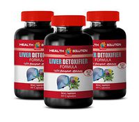 Liver Health Care Products - Liver DETOXIFIER Formula - Artichoke Vitamins - 3 Bottles 180 Capsules