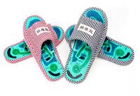 Reflexology Foot Acupoint Slipper Massage Promote Blood Circulation Relaxation Health Foot Care Shoes Pain Relief (Men)