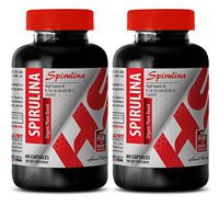 Spirulina Organic - SPIRULINA Organic Plant-Based 500 MG - for gastrointestinal Health (2 Bottles)