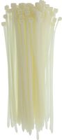 SE 12" White Heavy-Duty Cable Ties (100 Count)