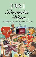 KardLet 1981 REMEMBER WHEN CELEBRATION KARDLET: Birthdays, Anniversaries, Reunions, Homecomings, Client & Corporate Gifts, RW1981