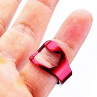 YUGDSIMB Creative Fashion Ring Open Bottle Opener, Red, 2.2Cm