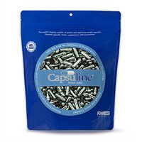 Size 0 Chlorophyll Empty Vegetarian Capsules by Capsuline - Green/Green 1000 Count