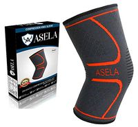 ASELA Ultimate Knee Compression Brace Sleeve for Pain Relief – Breathable Knee Support Wrap for Runners, Joggers & All Athletes, Recovery from ACL, Meniscus & Arthritis Injuries (Small-1)