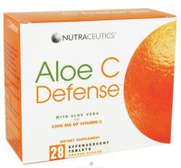 Nutraceutics - Aloe C Defense -1000mg Vit. C/Aloe effervescent - Box of 28