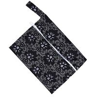 Wet Bags x2 - for Reusable Menstrual Cloth Pads and Cups - Sanitary Napkin Maternity Mama Pads - Incontinence Underwear or as Diaper Wet Dry Washable Storage Bag