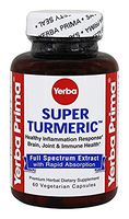 Yerba Super Turmeric Vegetarian Capsules, 60 Count