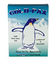 GMS Cold-Pax - 24 oz Reusable Gel Ice Pack Freeze Refrigerant for Insulpak and ChillMED Premier - 8" x 5 1/2" x 1"