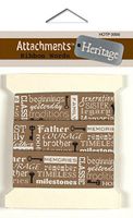 Hot Off The Press - Heritage Ribbon Words