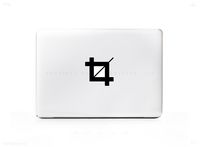 Crop Icon Symbol Sticker Decal For MacBook Pro, PC, Laptop, Window, Car, or Wall