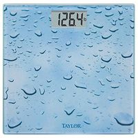 Taylor Precision Products Glass Digital Bath Scale (Water Drop)