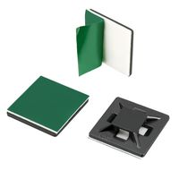 uxcell 50pcs Self Adhesive Cable Tie Mounts Wire Base Holders 21mm x 21mm