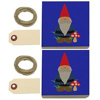 Garden Gnome Kraft Gift Boxes Set of 2