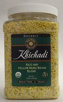 Kazana Kitchari Grain Blend - Rice & Yellow Mung Beans Mix, USDA Certifiied Organic, 4Lb Jar