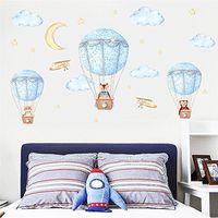 Xisheep Easter Day Home Décor ， Sticker DIY Cartoon House Removable Wall Decal Family Sticker Mural Art Decor Home Decor - Multicolor
