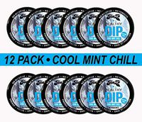 TeaZA Herbal Energy Cool Mint Chill Pouches -Nicotine Free, Tobacco Free Pouches, Caffeine Free Energy Dip Pouches [12 Pack]
