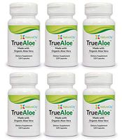 True-Aloe 40,000mg Gel Equivalent Per Capsule – Made with Organic Aloe Vera (6)