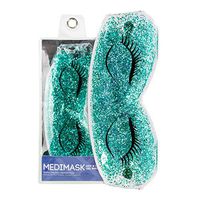 Lindo MediMask Hot & Cold Gel Mask - Reusable, For Puffy, Swollen, Dry, Itchy Eyes, Headache Relief (Turquoise)