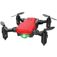 Iusun SG800 Mini Foldable RC Quadcopter, 2.4GHz Remote Control Helicopter Drone for Adults Kids Gift Toys (Red)