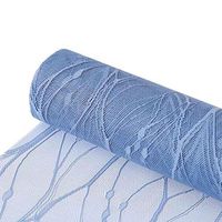 Pigeon Fleet Lace Mesh Flower Wrapping Paper Vase Decorations Gift Packaging Material Supplies, Blue
