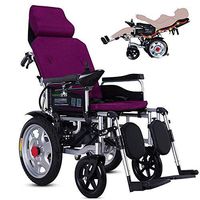 CMmin Exclusive Portable Power Wheelchair, Lightweight, Foldable, Heavy Duty, Dual Battery, Dual Motorized Electric Wheelchair