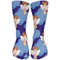 JINYOUR Angel Girl Women's Casual Athletic Stockings 30CM Long Socks