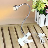 Whitelotous Flexible LED Reading Light Clip-on Beside Table Book Light Eye-Friendly with USB Cable for Kids, Children (Style C)