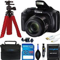 Canon PowerShot SX540 HS with 50x Optical Zoom and Built-In Wi-Fi + Deal-Expo Essential Accessories Bundle