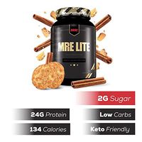 Redcon1 MRE Lite (Snickerdoodle) 30 Servings, Animal Based Protein, Contains No Whey, No bloating, Keto Friendly, 2G Sugar, 24G Protein Protein Meal Replacement