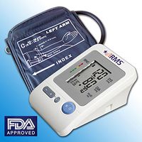 RMS BP-102ARM  Approved Digital Automatic Arm Blood Pressure Monitor and Heart Rate Monitor with Pressure Rating Indicator, 8.6"-14.2" Medium Cuff