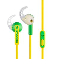 Urbanista Rio Sport Earphones with GoFit, Remote and Mic, Mellow Yellow/Yellow