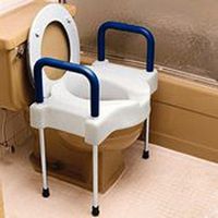 Extra Wide Tall-Ette Elevated Toilet Seat with Legs -Steel Legs QTY: 1