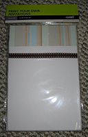 Pinstripe & Brown Ribbon - Print your Own Party Invitations (15 count)