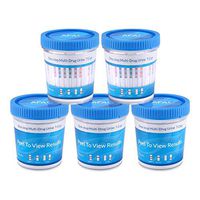 AFAC Drug Test Kit, 5 PCS 13 Panel Home Urine Drug Test with Temperature Strip for Marijuana, THC, Buprenorphine, Methamphetamine, AMP, BAR, BZO, COC, MTD, OPI2000, OXY, PCP, MOP