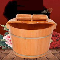 NJYT Foot Massager Foot Spa/Bath Massagers Foot Massage Basin Manual Massaging Rollers Pedicure Spa Relief Stress Help Sleep Home Use Foot Care tub