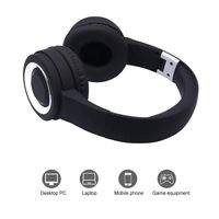 Wireless Headphones Stereo Gaming Headset for PS4, PC, Xbox One Controller, Noise Cancelling Headphones, Bass Surround, Laptop Soft Memory Headphones (Silver)